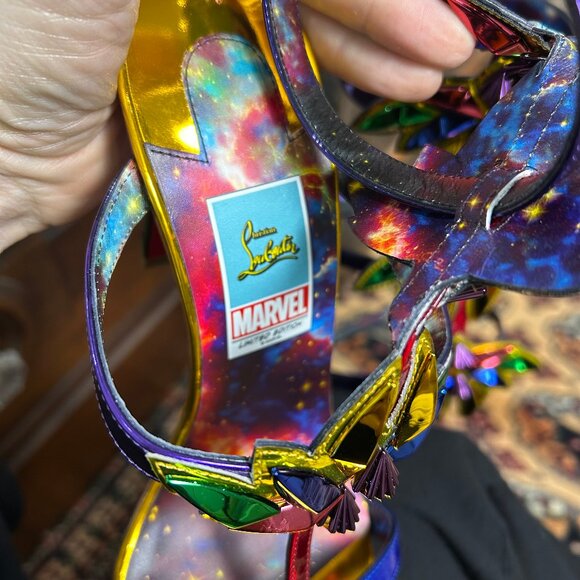 Christian Louboutin x MARVEL Sea Warrior 100 Gladiator Sandals size 39.5 - Picture 9 of 9